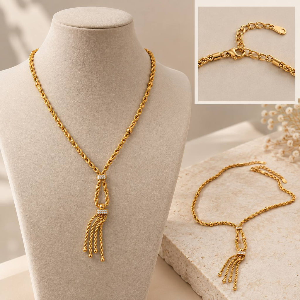 collier en acier inoxydable pour femme