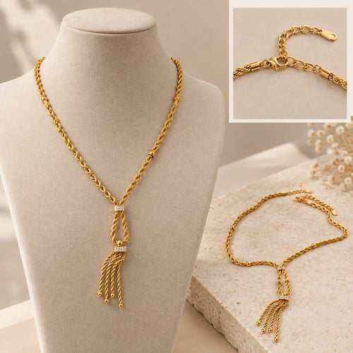 collier en acier inoxydable pour femme